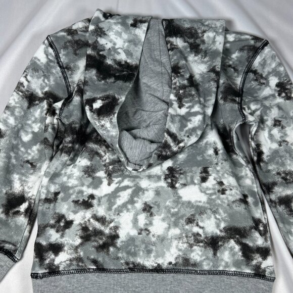 NWT EPIC THREADS Long Sleeve Hooded Sweatshirt Big Boys Tie Dye Bright White - Picture 9 of 10